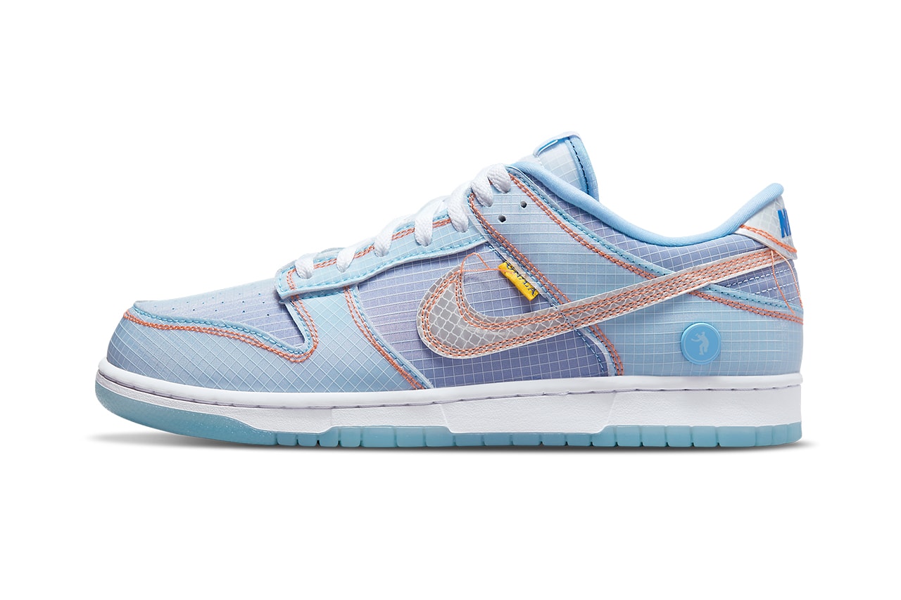 union nike dunk low blue yellow flight box DJ9649 400 release date info store list buying guide photos price 