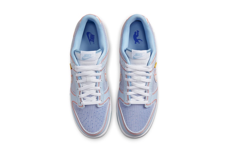union nike dunk low blue yellow flight box DJ9649 400 release date info store list buying guide photos price 