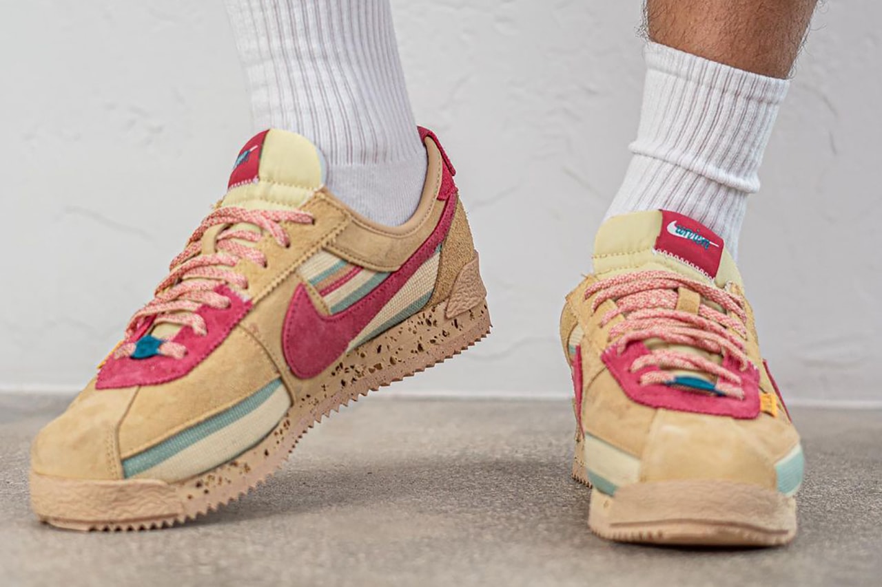 union nike cortez beige pink blue DR1413 200 release info date store list buying guide photos price 
