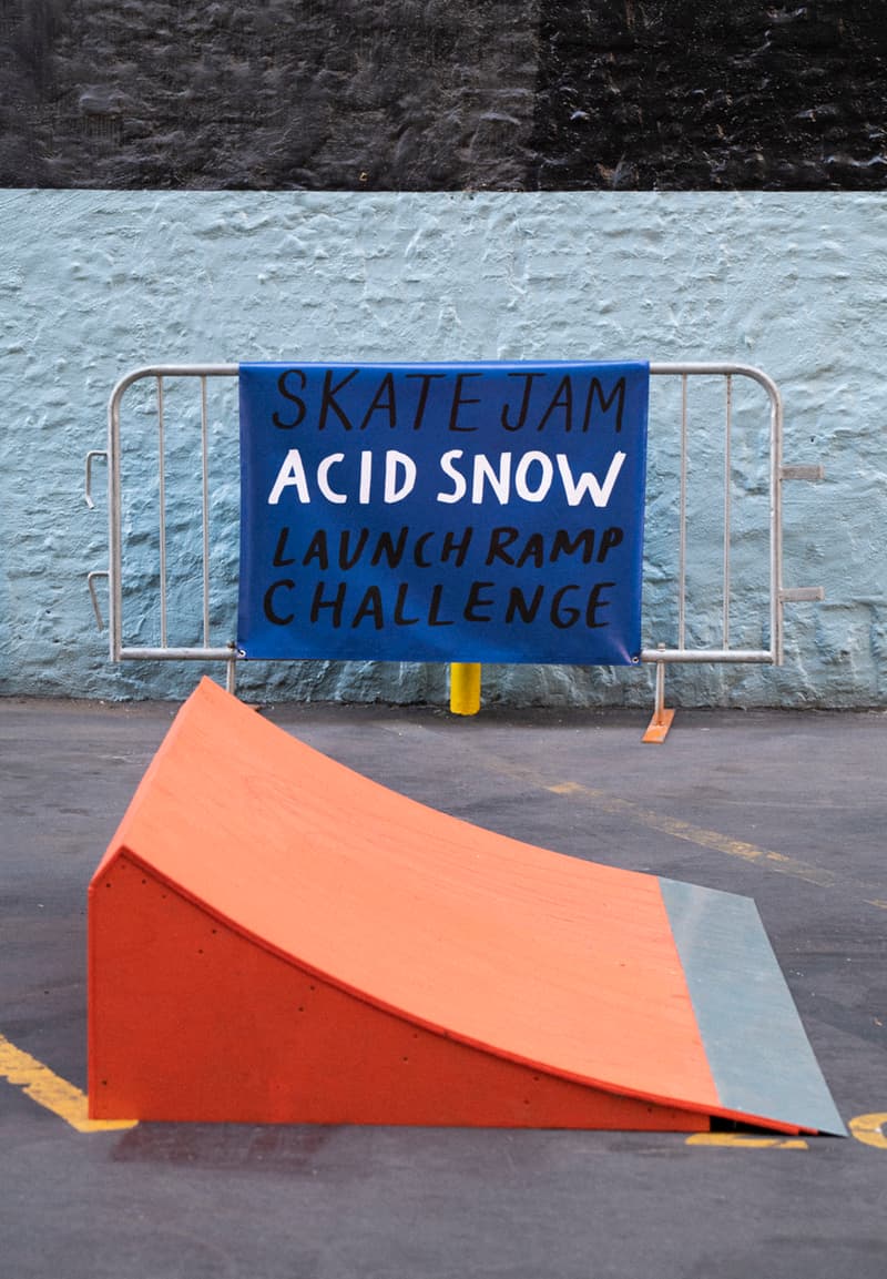channel 66 vans skate hi lx slip on splattered paint color block skating acid snow and sport collaboration 