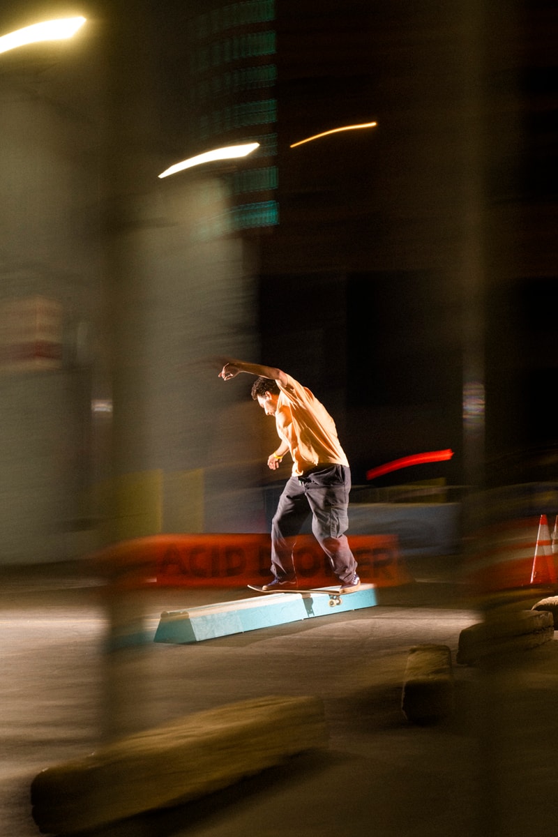 channel 66 vans skate hi lx slip on splattered paint color block skating acid snow and sport collaboration 