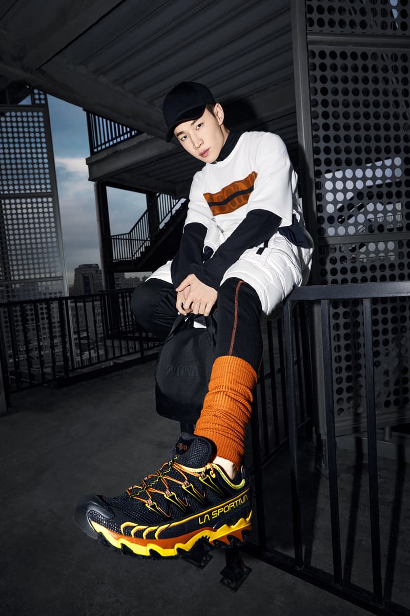 Zegna outdoor capsule responsible sigg kask tai ski helmet technical la sportiva Piedmont nature