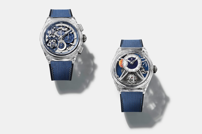 Zenith Reimagines Two Gravity Defying Watches With New Decorative Approach and Sapphire Crystal Cases