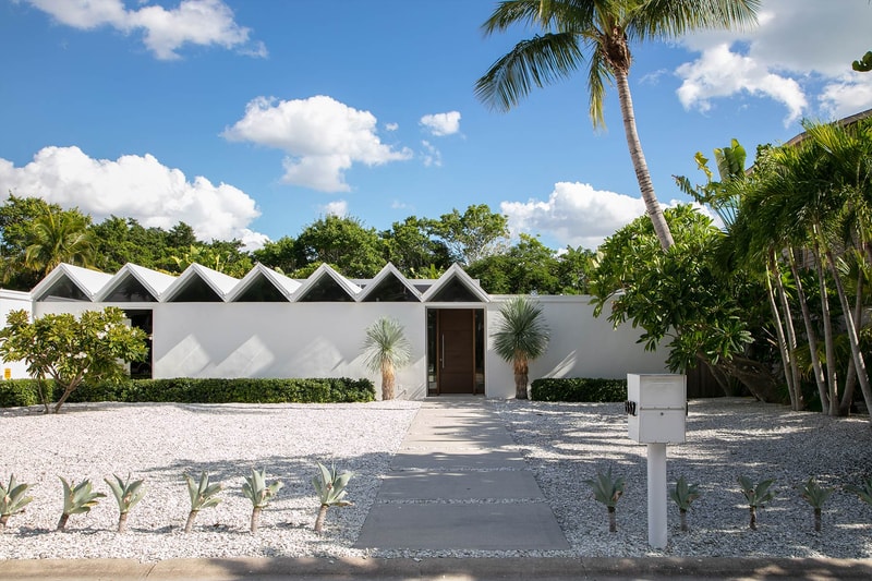 Zig Zag house Ralph Twitchell Sarasota, Florida $3M USD Sotheby’s Realty Listing Florida Umbrella House Paul Rudolph homes luxury 