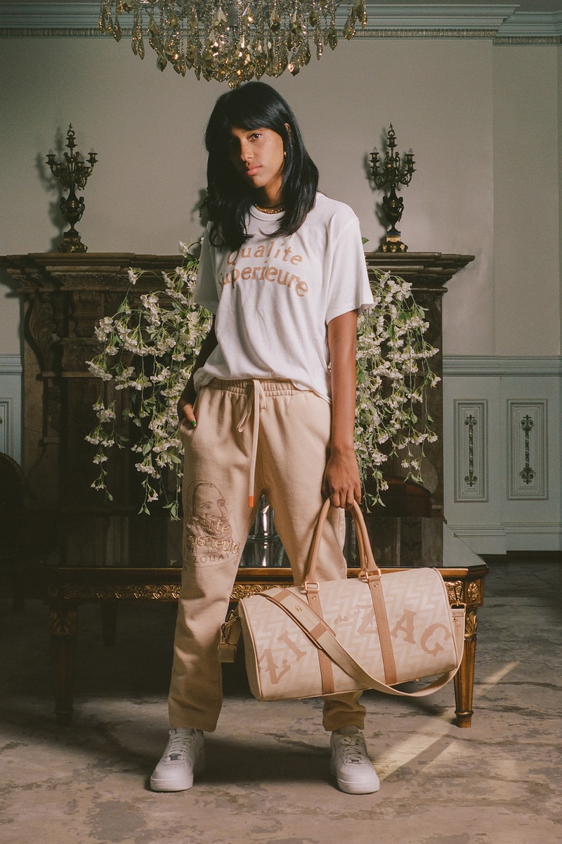 Zig-Zag studio 1879 collection french roots original video content product collaborations apparel accessories clothing studio sessions Sleepy Hallow, Marc E. Bassy, Mariah The Scientist and NGHTMRE, Through my Lens photographer Sam Dameshek, fine artist Matt Gondek, digital artist Jeff Cole and producer Dot embroidered T-shirts, hoodies and joggers duffle bags varsity jackets and leather goods french orange Z Pattern 