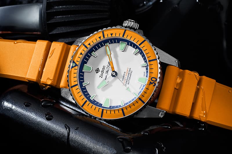 Zodiac Watches Mimics Creatures From The Deep With Luminous Super Sea-Wolf Pro-Diver Mainline Series of Diver's Watches