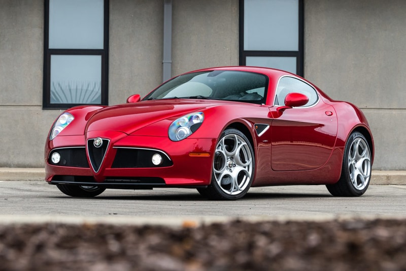 2008 Alfa Romeo 8C Competizione Rare Italian Modern Classic Supercar Ferrari V8 Naturally Aspiration Beautiful Car Bring a Trailer Auction