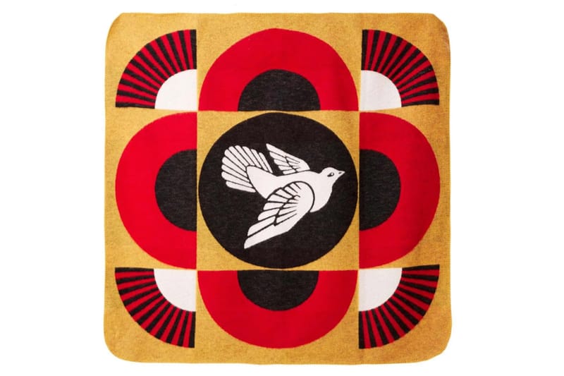 Aabe x OBEY Team Up for a Series of Graphic Blankets