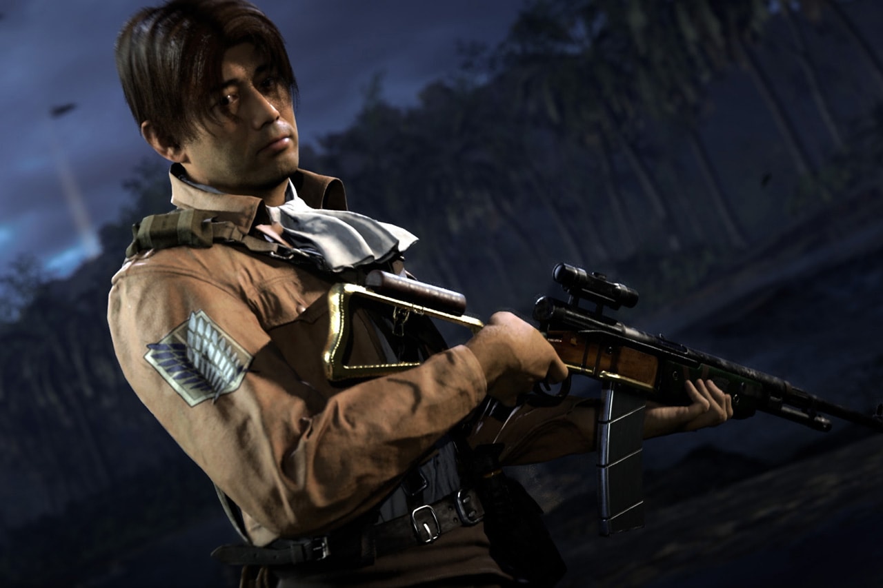 Attack on Titan Bundle Pack Levi Ackerman Weapons Skin Survey Corps Call of Duty Vanguard Warzone Pacific January 20 Release Details