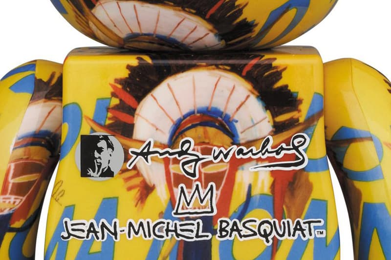 Medicom Toy Unveils Its Third Andy Warhol X Jean Michel Basquiat BE@RBRICK Design