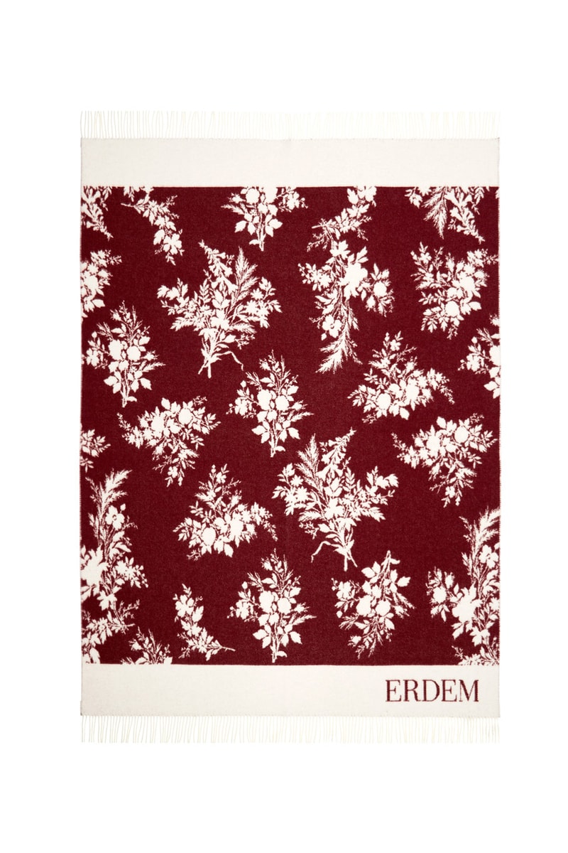 ERDEM Journeys Into Homeware With New Throw Blanket Collection Fashion
