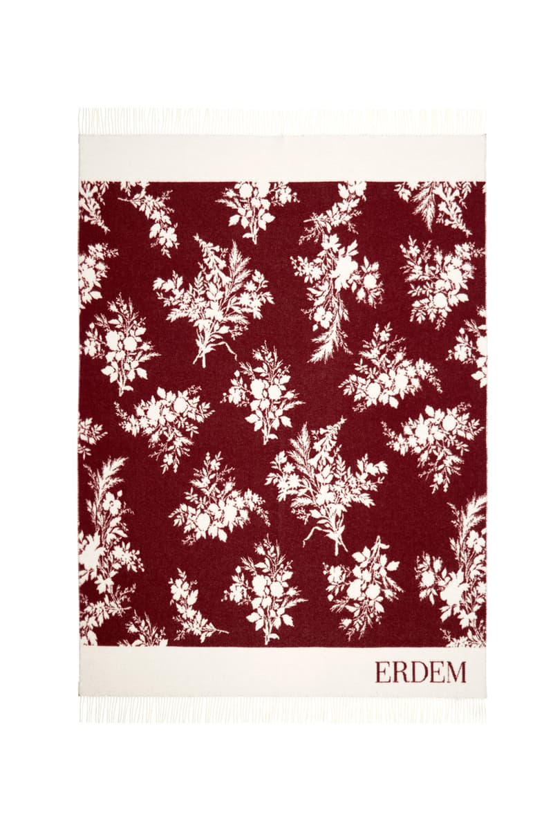 ERDEM Journeys Into Homeware With New Throw Blanket Collection Fashion