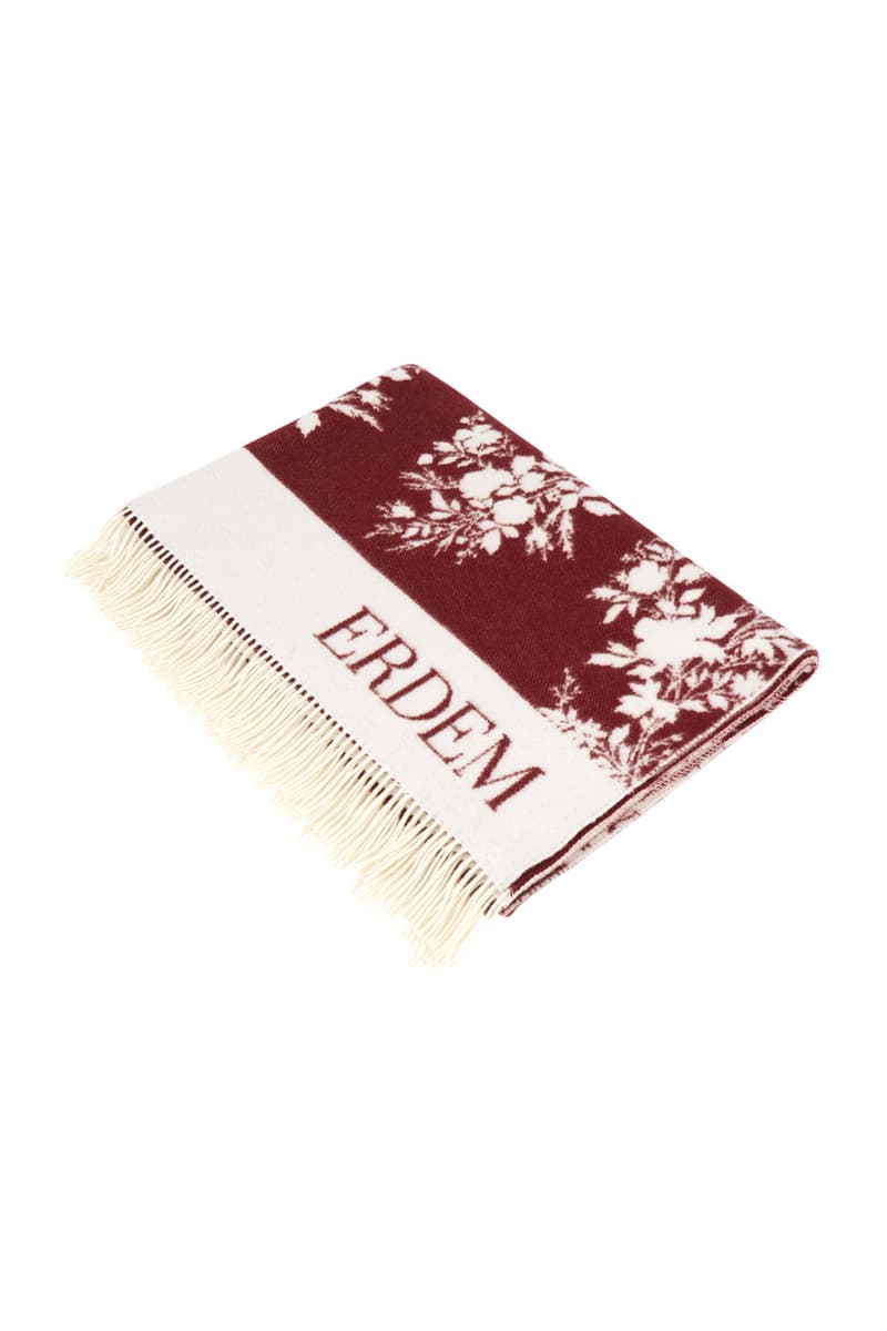 ERDEM Journeys Into Homeware With New Throw Blanket Collection Fashion