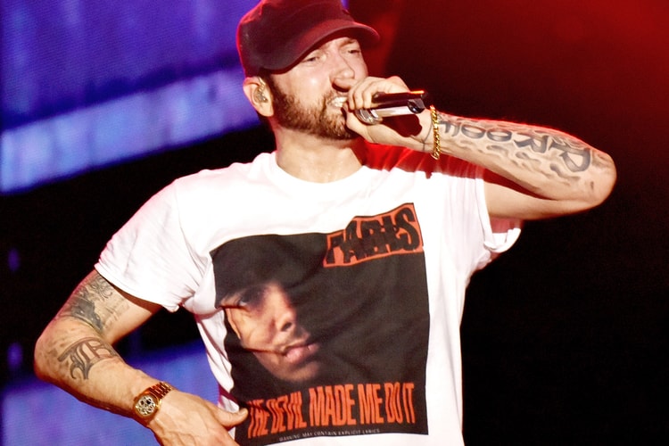 Eminem’s Catalog Inspires 12 New Album Covers Designed by Damien Hirst