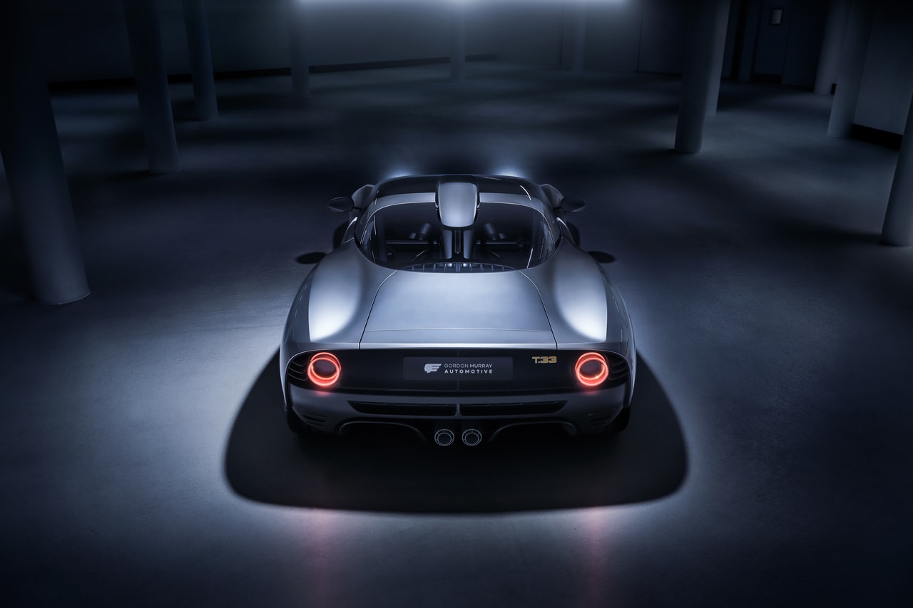 Gordon Murray Automotive Unveils $1.4 Million T.33 Supercar With V12 Engine Carbon Twelve Cylinder Aluminum 178kg 3.9-litre 11,100rpm Six-Speed Manual Gearbox Xtrac Inclined Axis Shear Mounting Brembo Carbon Ceramic Material T.50 