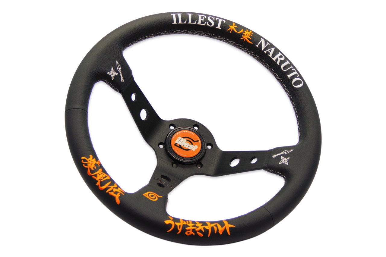 ILLEST and Naruto Team Up for a Collaborative Steering Wheel Automotive