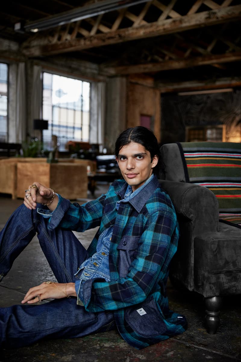 Lee x Pendleton Teases Bespoke Heritage Collection Pendleton Woolen Mills Storm Rider Union-Alls Lee 101 Cone Denim’s White Oak Mill Plaid Jackets Denim Long Sleeves Woolen Blanket Greensboro Wool Shirts Button Up