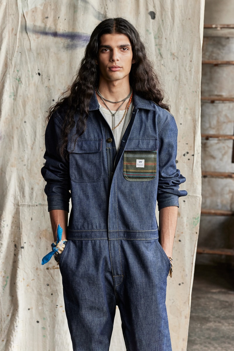 Lee x Pendleton Teases Bespoke Heritage Collection Pendleton Woolen Mills Storm Rider Union-Alls Lee 101 Cone Denim’s White Oak Mill Plaid Jackets Denim Long Sleeves Woolen Blanket Greensboro Wool Shirts Button Up