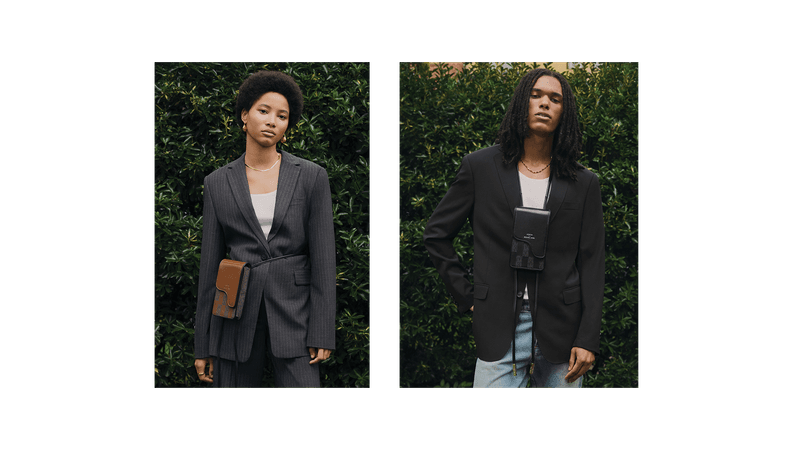 michael kors, ashya, capsule collection, collaboration, milestone, fortieth, 40th, anniversary, gender neutral handbags, leather handbags, crossbody bag, belt bag, accessories brand