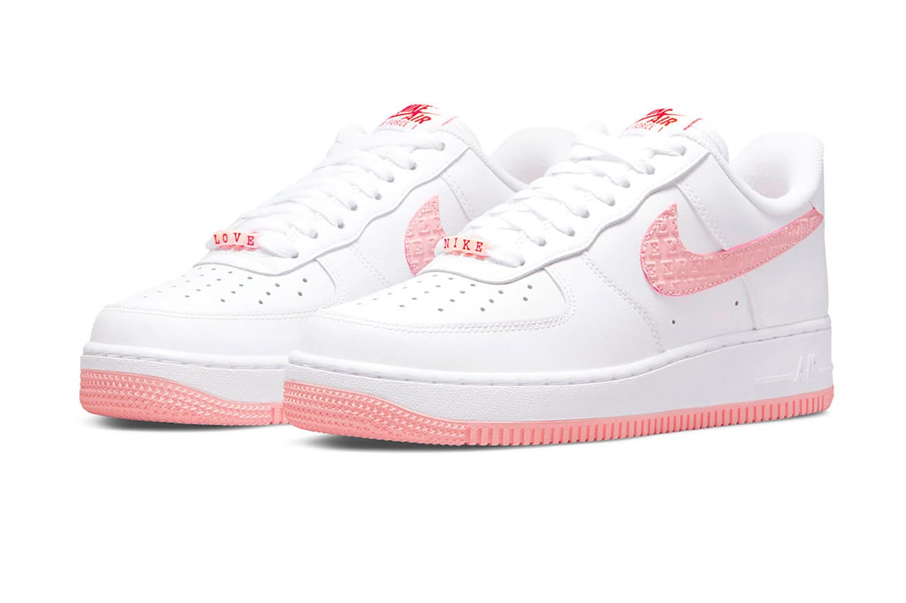 valentines day nike air force 1s