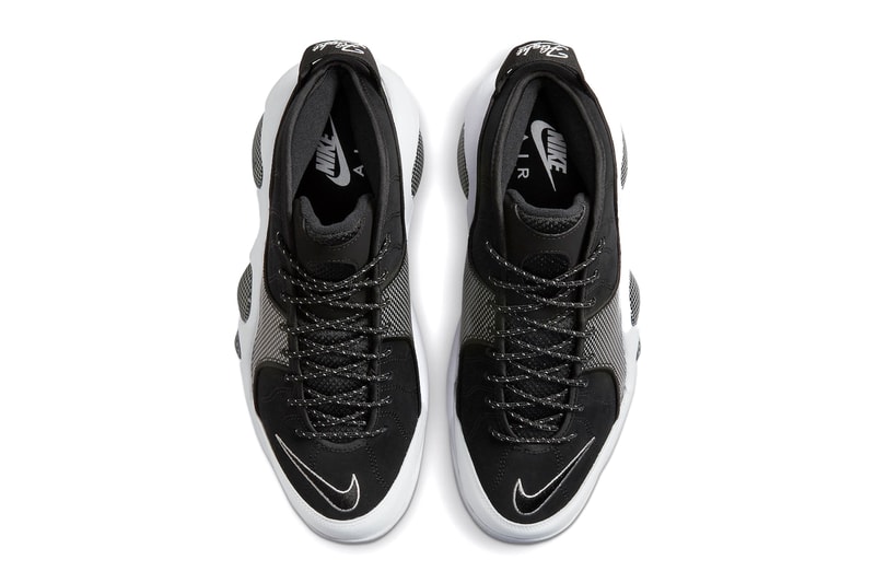 Nike Air Zoom Flight 95 Returns in OG Black Metallic Colorway Jason Kidd Eriv Avar DM0523-001 Air Zoom Flight 95 Zoom Air Cushioning Hanni El Khatib Kobe Bryant Flight Logo Futurist Midsole Rubber Carbon Upper Flyknit