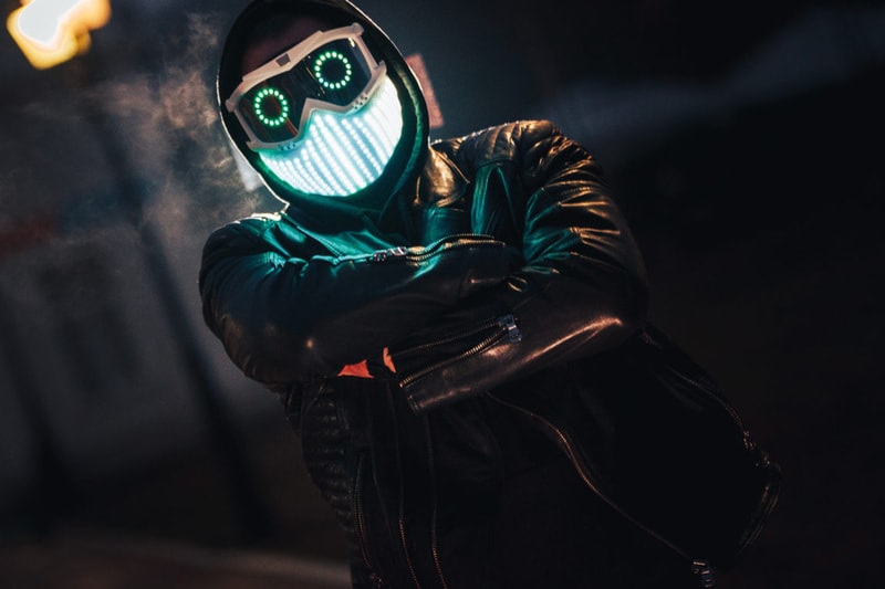 Qudi LED Emotional Face Mask Shows Emotions Smart Pixels CES 2022 Conference Founder Mikhail Chumachenko Order Details
