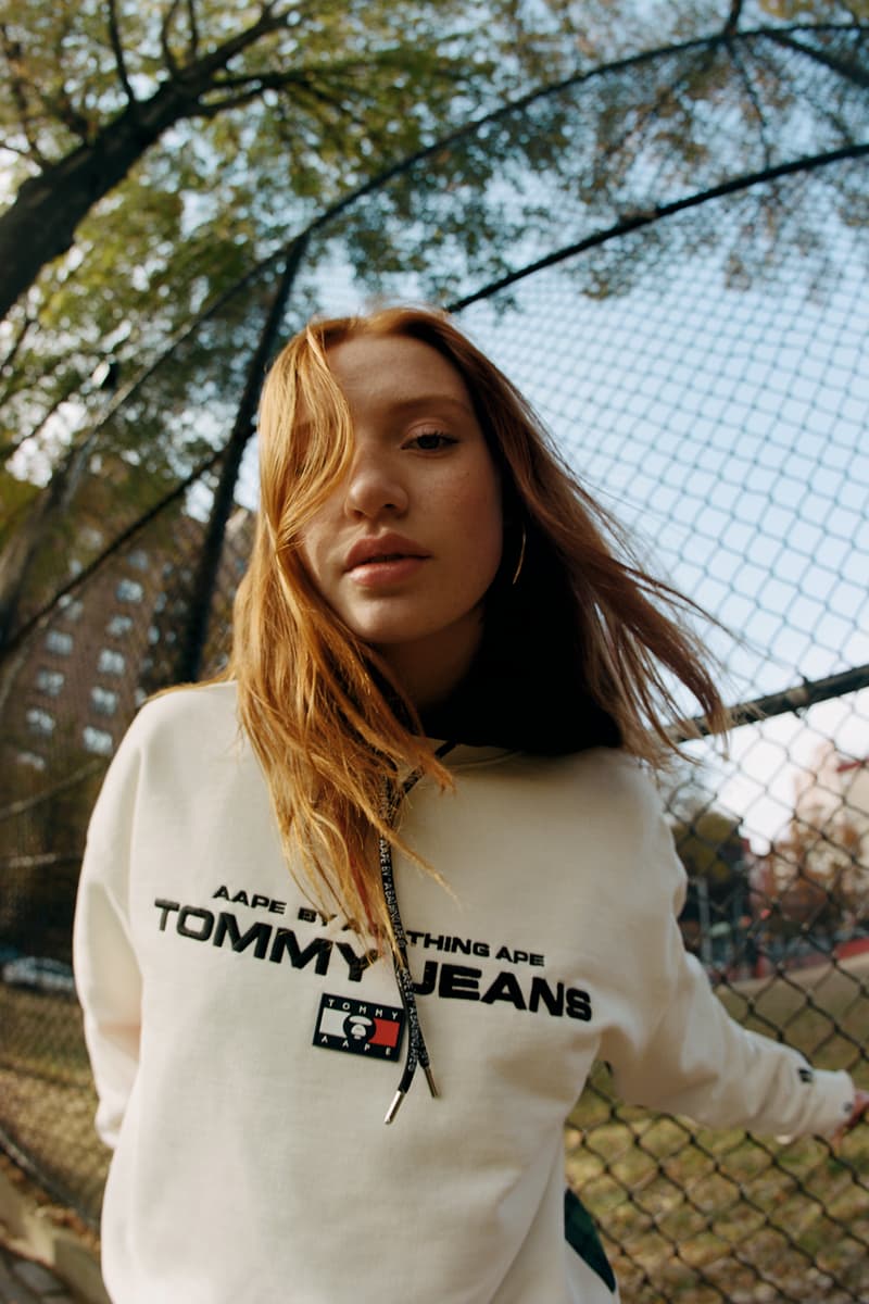 Tommy x AAPE Drops Winter Apparel Collection Tommy Jeans Skateboard Hoodie Beanie Skate Culture AAPE by A Bathing Ape Brandon Scott James Lucinda Jacobson Hank Korsan