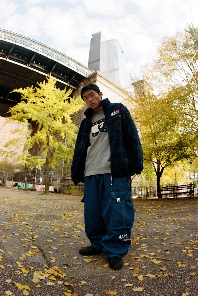 Tommy x AAPE Drops Winter Apparel Collection Tommy Jeans Skateboard Hoodie Beanie Skate Culture AAPE by A Bathing Ape Brandon Scott James Lucinda Jacobson Hank Korsan