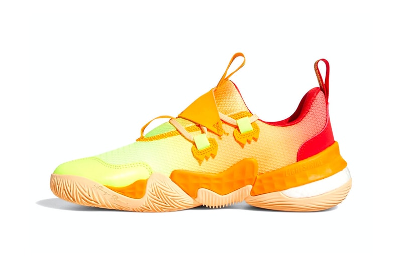 adidas Trae Young 1 "Citrus Fade" GY0296 Release 2022 Basketball shoes nba atlanta hawks