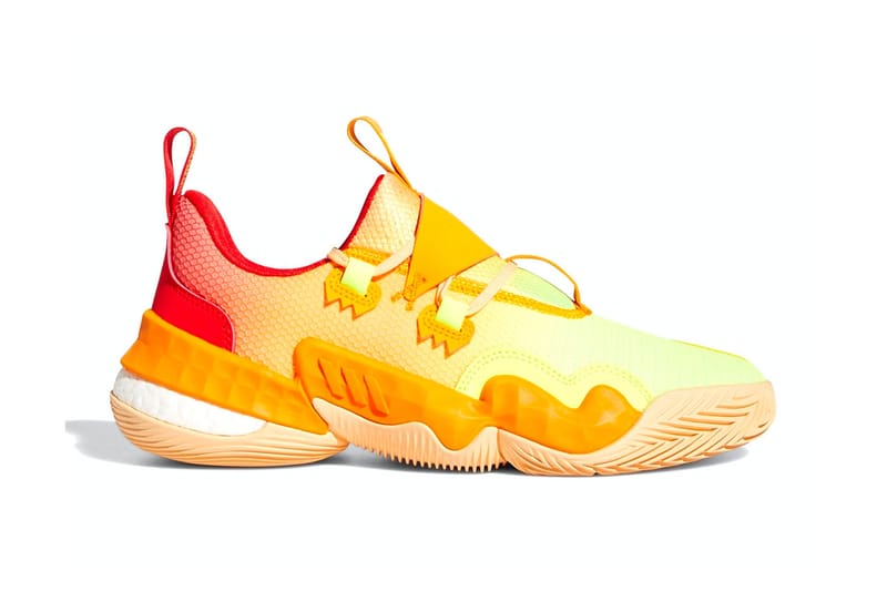 trae young yellow shoes