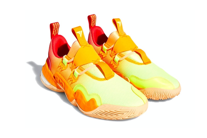 adidas Trae Young 1 "Citrus Fade" GY0296 Release 2022 Basketball shoes nba atlanta hawks
