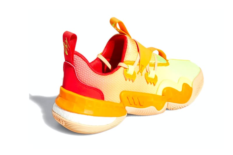 trae young yellow shoes