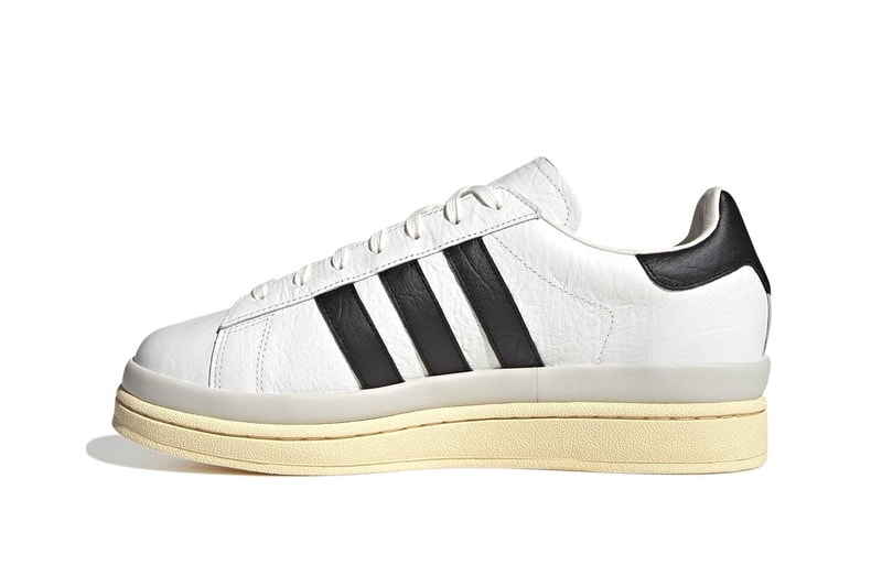 adidas y3 hicho tumbled leather black white campus yohji yamamoto platform yellow midsole elevated superstars release info price