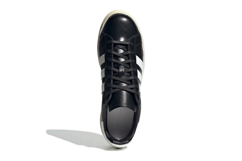 adidas y3 hicho tumbled leather black white campus yohji yamamoto platform yellow midsole elevated superstars release info price