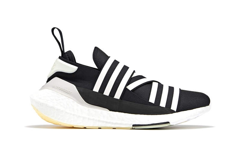 adidas Y-3 UltraBOOST 22 GX1079 Black / Core White / Chalk Pearl Continental Rubber Outsole Running Footwear Sneaker Collab Yohji Yamamoto Release Information Drop Date Closer First Look Three Stripes