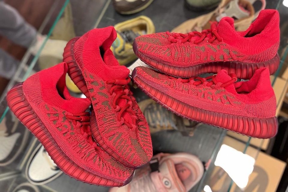 adidas Yeezy Boost V2 CMPCT Red Release Hypebeast