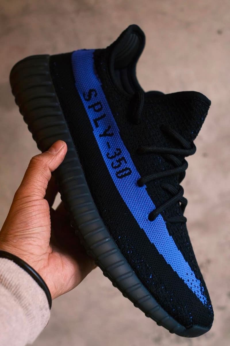 adidas YEEZY BOOST 350 V2 Dazzling Blue Closer Look Release Info gy7164 Date Buy Price Kanye West 
