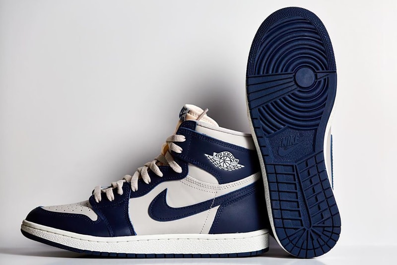 air jordan 1 hi 85 georgetown college navy summit white tech grey BQ4422 400 release info date store list buying guide photos price 