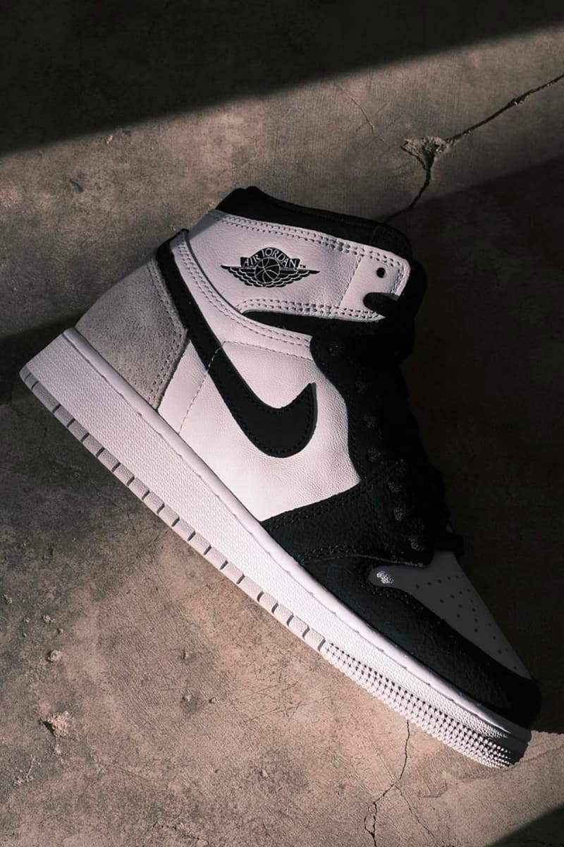 Air Jordan 1 High OG Stage Haze Closer Look Release Info 555088-108 Date Buy Price White Black Grey Fog Bleached Coral