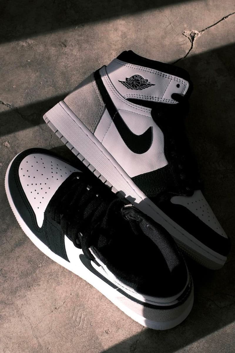 Air Jordan 1 High OG Stage Haze Closer Look Release Info 555088-108 Date Buy Price White Black Grey Fog Bleached Coral