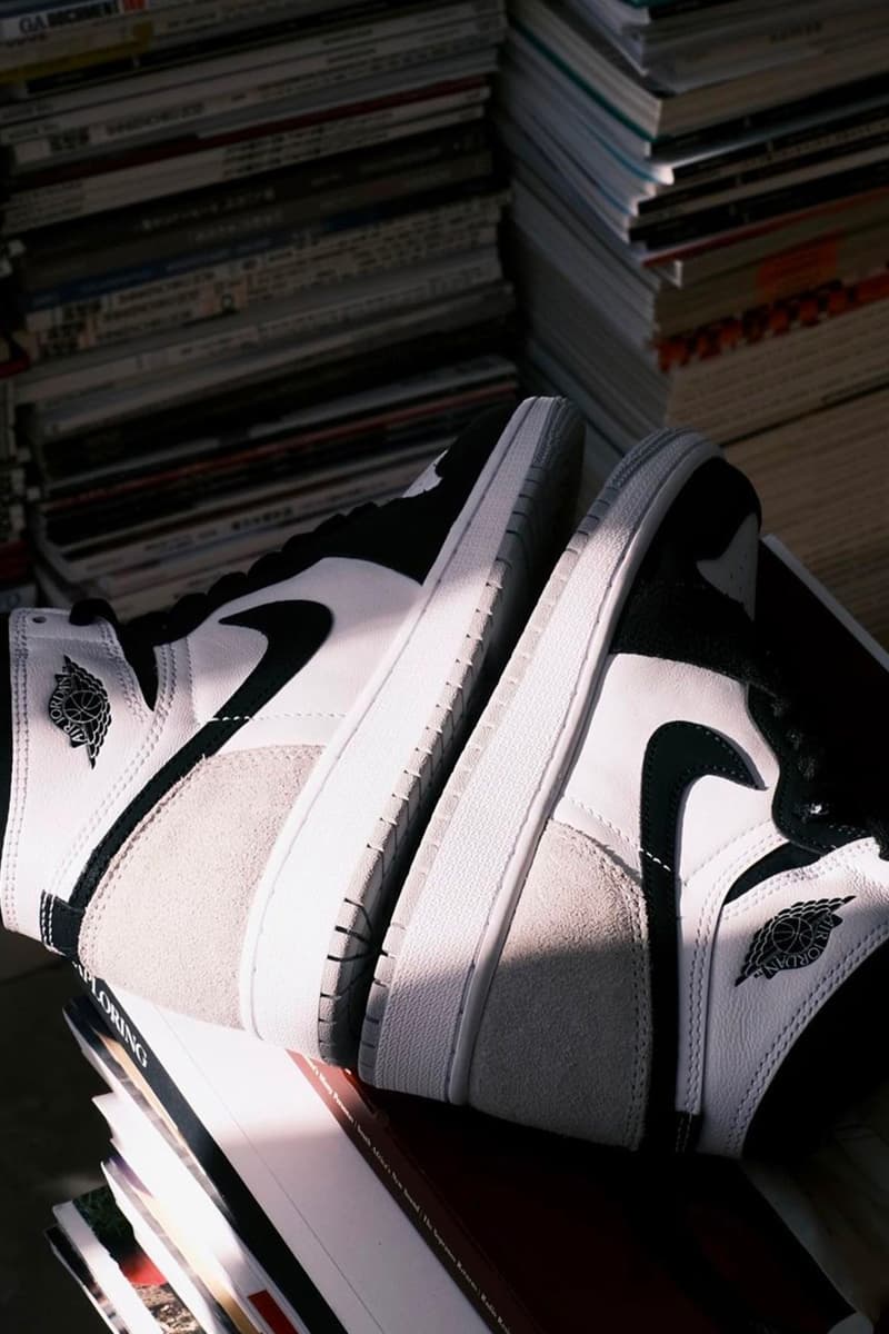 Air Jordan 1 High OG Stage Haze Closer Look Release Info 555088-108 Date Buy Price White Black Grey Fog Bleached Coral