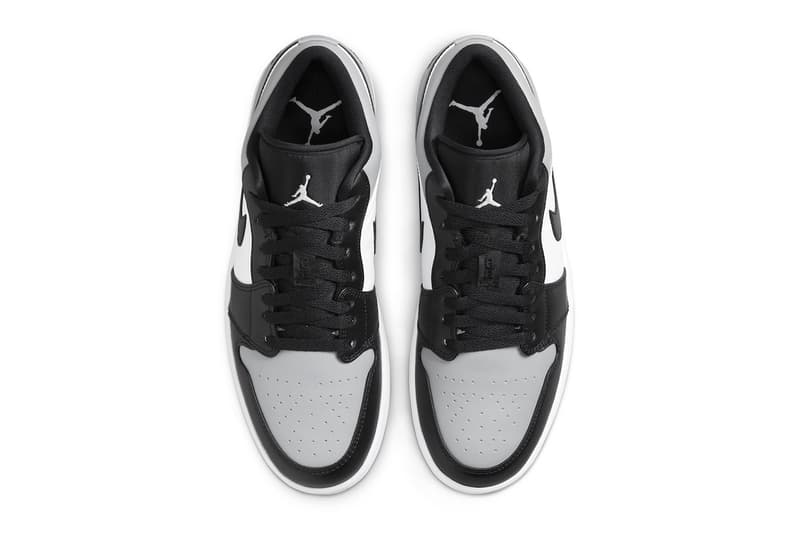 Air Jordan 1 Low Shadow Toe Official Look Release Info 553558-052 Light Smoke Grey Black White Date Buy Price 