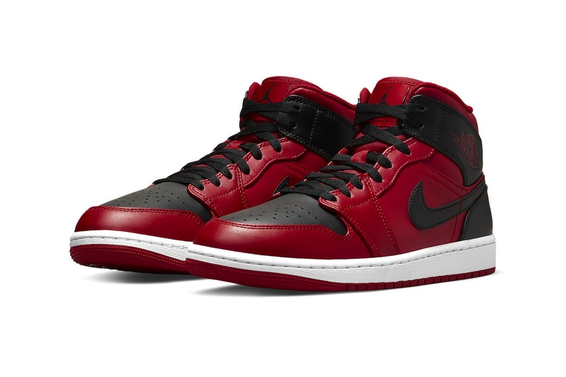 Air Jordan 1 Mid Reverse Bred Release Info 554724-660 Date Buy Price 