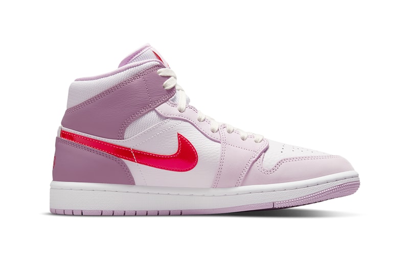 air jordan 1 mid valentine's day DR0174 500 white pink red release date info store list buying guide photos price 