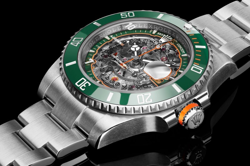 Antonio Brown skeleton concept custom HULK 116610LV Rolex principe prive