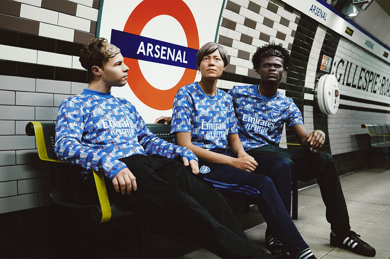 arsenal adidas transport for london picadilly line collection tube station underground details information release reuben dangoor oyster card