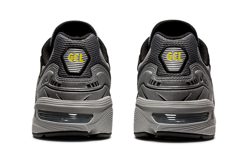 ASICS GEL-1090 "Mid Grey/Black" Release Date Info sneaker silver yellow