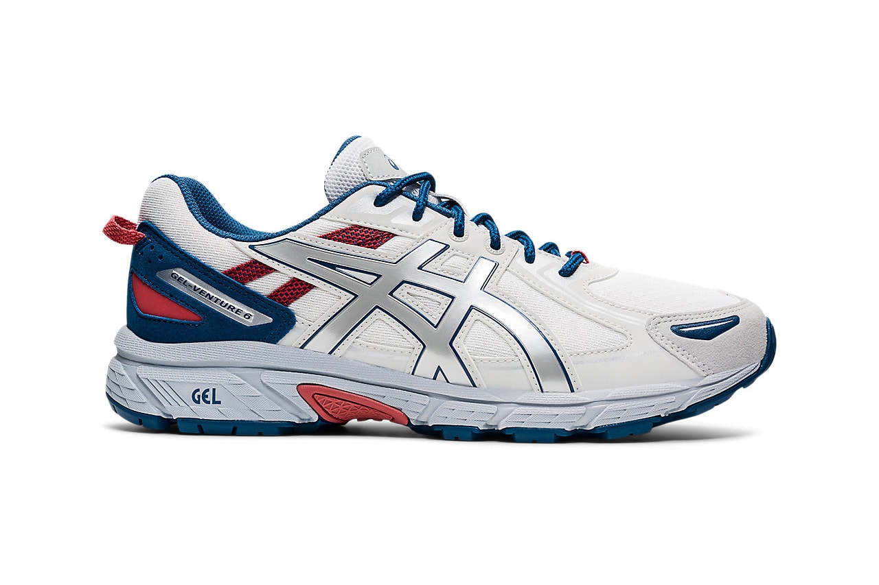 ASICS GEL-Venture 6 Release Info 1201A553 date when does it drop pure silver white