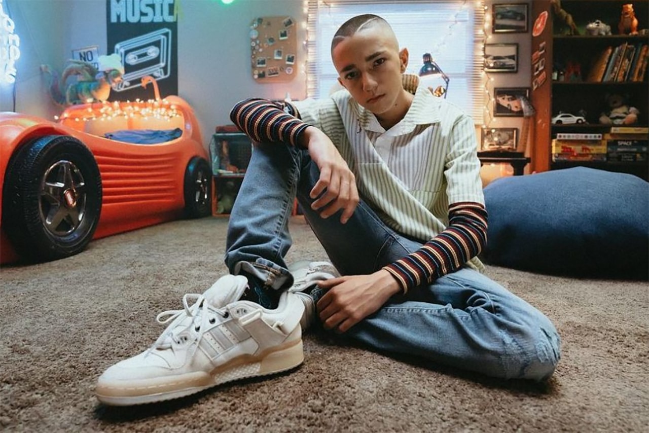 bad bunny adidas forum low white release info date music video photos price store list buying guide 