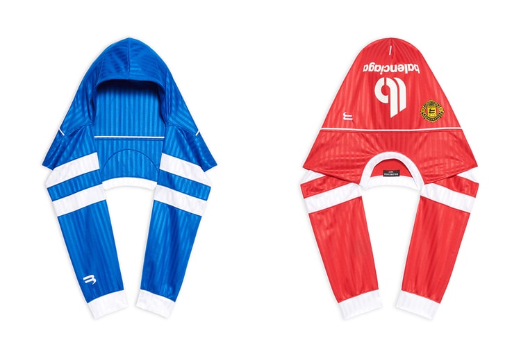Balenciaga Drops $650 USD Soccer Hood Scarf From Its Spring 2022 "Clones" Runway